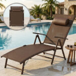 Ležaljka Sklopiva Havana Crna/Smeđa