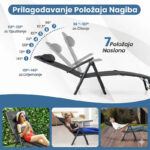 Ležaljka Sklopiva Havana Crna/Smeđa - Image 5