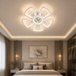 Moderna LED plafonjera Flower Ice za spavaću sobu i dnevni boravak