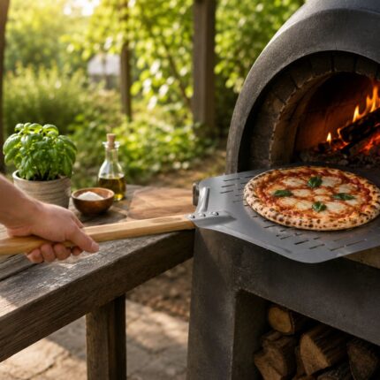 Pizza lopata sa drškom 65cm za sigurno rukovanje tokom pečenja pizze