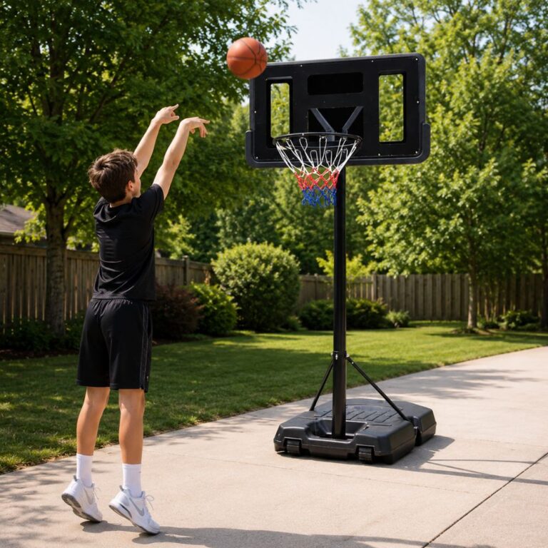 Samostojeći koš Dunk Master za igru i trening košarke