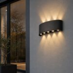 Zidna LED svjetiljka 10W 6500K modernog dizajna za fasadu i hodnik