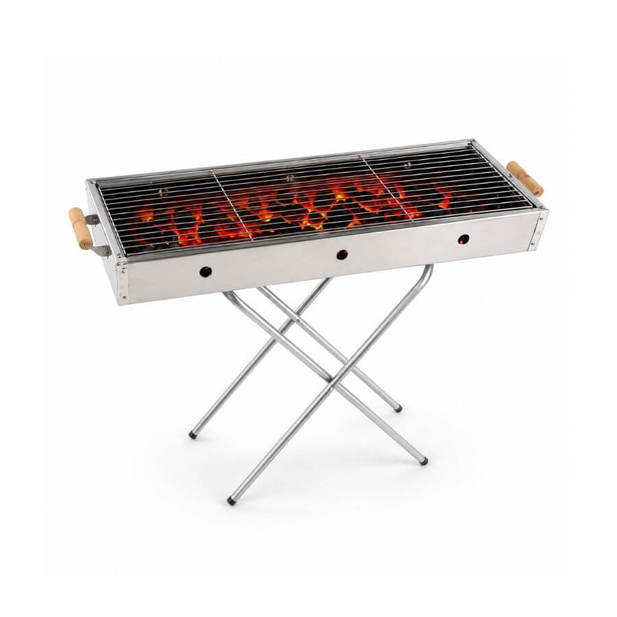 Roštilj Inox Sa Preklopnim Nogama