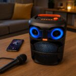 Bluetooth karaoke zvučnik sa LED osvjetljenjem za zabave i proslave