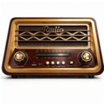 Bluetooth retro radio sa vintage dizajnom za bežično slušanje muzike u domu ili kancelariji