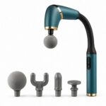 Multifunkcionalni bežični masažer sa nastavcima za opuštanje mišića cijelog tijela