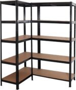 Metalna Polica Titan Flex Midnight 180x90x40 cm – 5 Etaža - Image 5