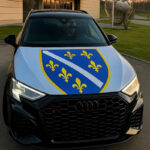 Zastava Ljiljani za haubu automobila
