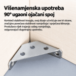 Univerzalni Kutnik Za Namještaj 64×22 mm - Slika 3