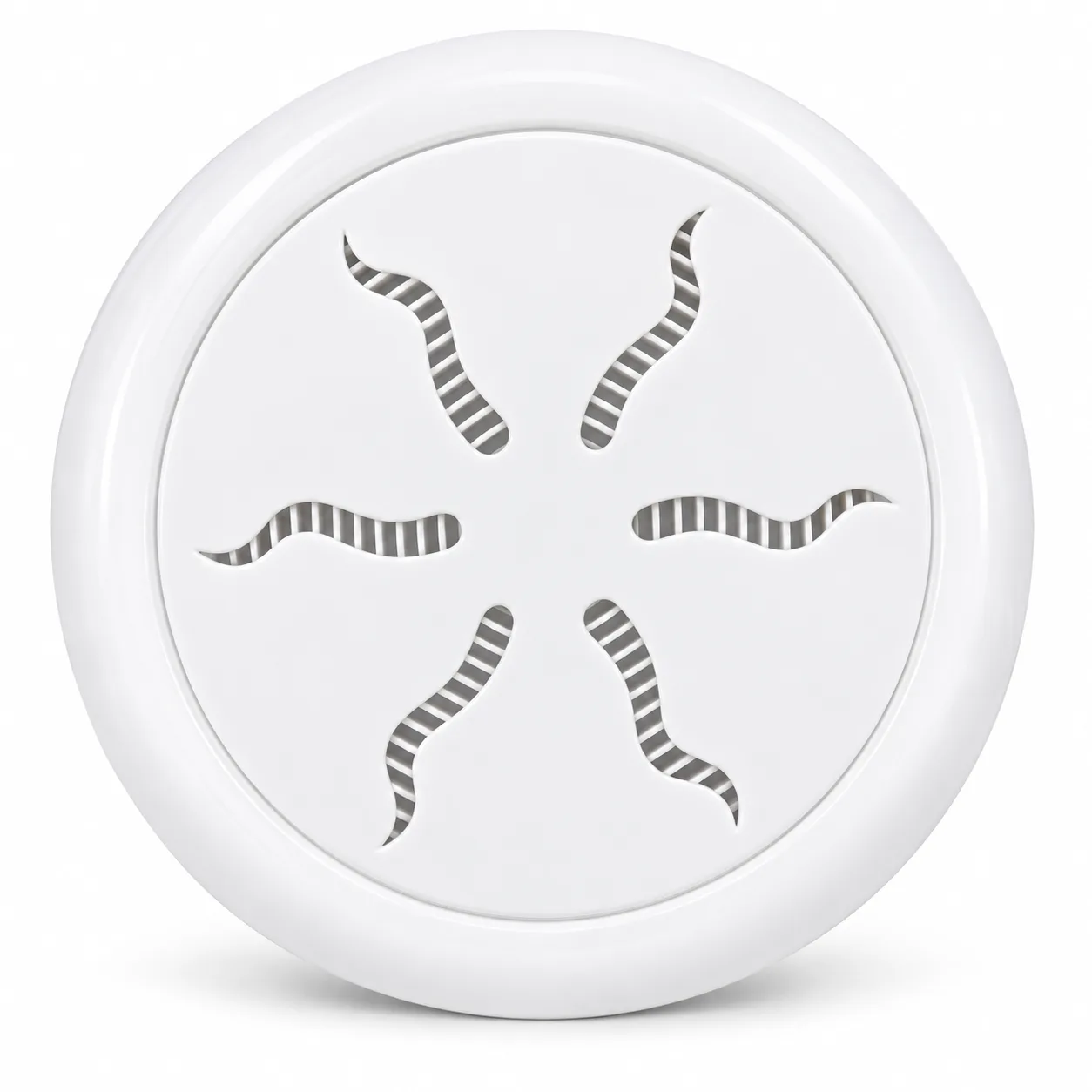 Poklopac ventilacije PVC ZP178, bijeli – detalj