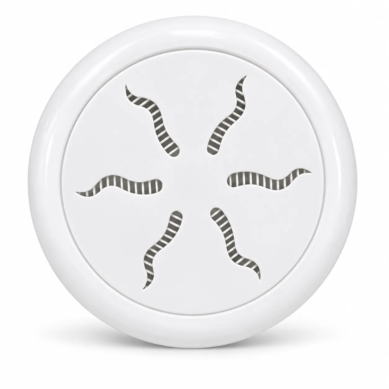 Poklopac ventilacije PVC ZP178, bijeli