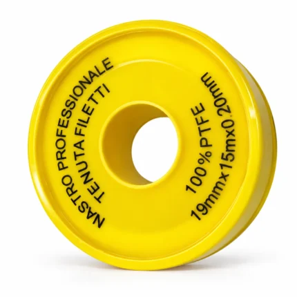 Teflon traka 19 mm × 15 m – žuto kućište