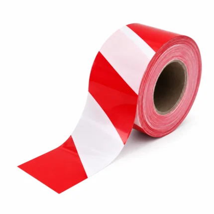 Traka za obilježavanje crveno-bijela 70 mm × 180 m